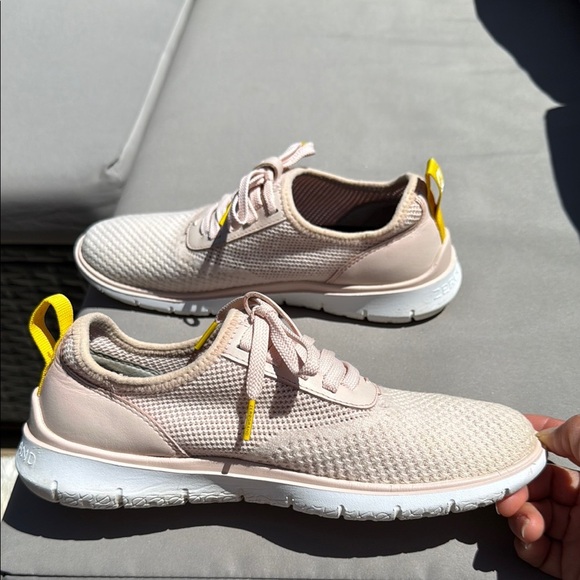 Cole Haan Pink  Size 8.5 Sneakers with Textured Fabric and White Sole - Picture 6 of 13